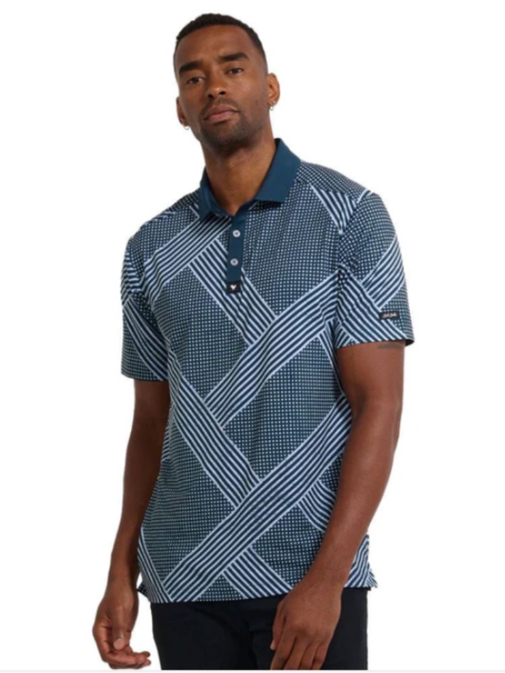 Bad Birdie Retro Bloomin Golf Polo